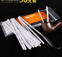 Smoking Pipe Pipe and pipe cleaning accessories, 50 cleaning strips, cigarette holder cleaning cotton head bar