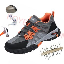 2023 Work Safety Shoes for men Grey Shoes electrical safety boots