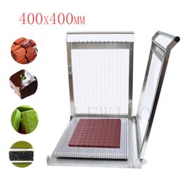 40*40cm Stainless Steel Double-Arm Chocolate Wire Cutter Cheese Cake Guitar Cutting Machine