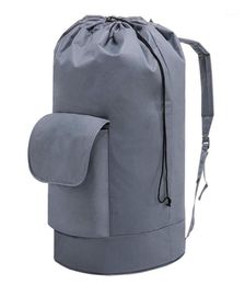 Сумки для стирки студент Оксфордский пакет с тканями прочный рюкзак грязный одежда