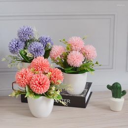 Decorative Flowers Simulation Onion Ball Bonsai Home Table Decoration Living Room Restaurant Bar Shooting Props Scene Layout