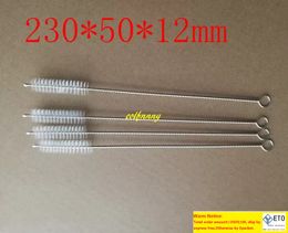 12mm Straw Cleaning Brush Stainless Steel Wash Drinking Pipe Straw Brushes Brush Cleaner