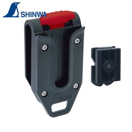Tape Measures SHINWA Tape Measure Hanger Magnetic Belt Buckle Clip Button Type Anti-drop MAG-LOCK Belt Clip 80825/80831 230211
