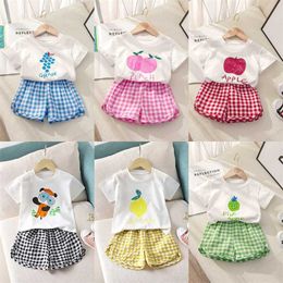 Sets Brand Summer Clothing Baby Girl Outfit years Old Kids Clothes Piece Set Leisure Teesshorts Toddler Costume Suit Cotton