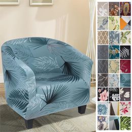 Chair Covers High Stretch Spandex Coffee Tub Sofa Couch Cover Armchair Seat Protector Washable Dust-proof Furniture Slipcover For Banquet