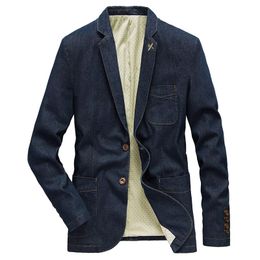 Men's Suits & Blazers Mens Jeans Jackets Homme Casual Denim Jacket Men Spring Autumn And Coats Fashion Brand Clothing For Man