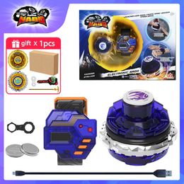 Spinning Top Infinity Nado 3 Electronic Thunder Stallion Skyshatter Fiend Controller Gyro Auto-Spin Spinning Top Kids Anime Toy 230210