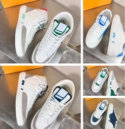 Famous Men Brand Charlie Sneakers Shoes White Calfskin Leather High Top Trainer Comfort Wedding,Party Skateboard Walking EU38-46 Original Box