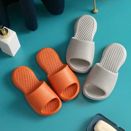 Slippers Non-slip Wear-resistant Thick-soled Super Soft Slippers Sole Slide Sandals Leisure Men Ladies Indoor Bathroom Anti-slip Shoes G230210