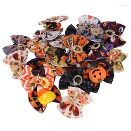 Dog Apparel Hair Bows Comfortable Pet Rubber Band Handcrafted Polyester For Pets