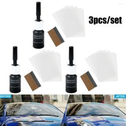 Car Wash Solutions High Quality Repair Liquid Tool Kit Windshield Crack Nano Fluid 21PCS/Set 3ml (1 Bottle) Amino-acrylate