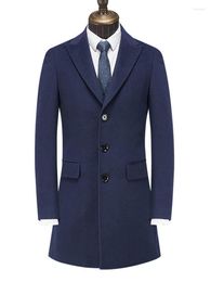 Women's Suits Winter Single Breasted Wool Coats Men And Women Casual Overcoat Woolen Long Coat