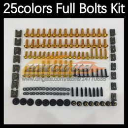 268PCS Complete MOTO Body Full Screws Kit For SUZUKI GSXR 1300 1300CC GSXR1300 Hayabusa 02 03 04 2005 2006 2007 Motorcycle Fairing Bolts Windscreen Bolt Screw Nuts Nut