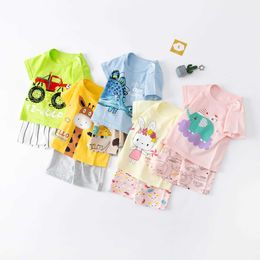 Clothing Sets Summer Baby Clothes Set For Boys Girls Children's Short Sleeve Sports Suits y Cartoon Infants pcs Cotton Kids Outfits