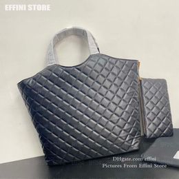 Luxury Designer Totes Bag ICARE Maxi Large Hobo Hand Bag Women Quilted Soft Genuine Leather Handbags Fashion Shopping Beach Shoulder Bag with Wallet