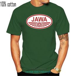 Men's T Shirts Jawa Vintage Classic Czech Motorcycle Moped Retro Patch Black Fashion 2023 Brand Design Casual Cool Green Shirt