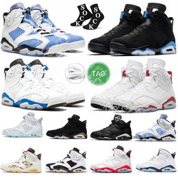 2023 Metallic Silver 6 6s jumpman men basketball shoes Cool Grey UNC Georgetown Carmine Infrared Midnight Navy Red Oreo Electric Green sports