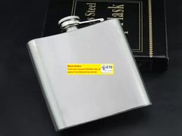 Fedex DHLFactory price 8 oz 220ml stainless steel Mini hip flasks20pcslot