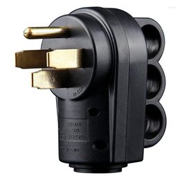 All Terrain Wheels RV Receptacle Replacement Power Plug 50AMP 14-50R 125V/250V Heavy Duty Travel Trailer Accessories