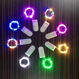 led string Battery Operated Micro Mini Light Copper Silver Wire Starry Strips For Christmas Halloween Decoration Indoor Outdoors Bedroom Weddings crestech168