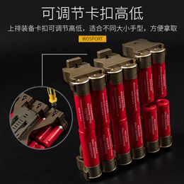 3gun Tactical 12GA model Shotgun holder (large) multi-angle adjustable 12 hole position clip hunting acc