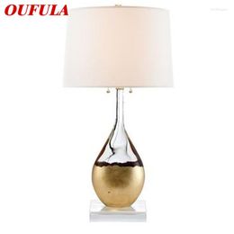 Table Lamps OUFULA Simple Desk Lamp Contemporary Creative LED Light For Home Living Bed Room Decoration