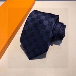 designer necktie neck ties Mens Fashion Brand Tie Classic Chequered Casual Young Men Ladies Designer s High Quality Handmade Silk s Gifts 3 Styles