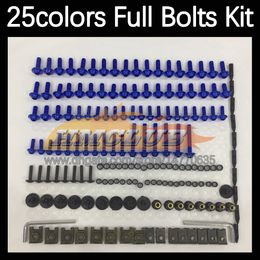 268PCS Complete MOTO Body Full Screws Kit For KAWASAKI NINJA ZX-636 ZX636 ZX6R ZX-6R ZX 6R 6 R CC 05 06 2005 2006 Motorcycle Fairing Bolts Windscreen Bolt Screw Nuts Nut Set