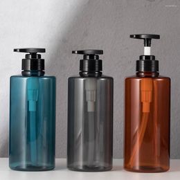 Storage Bottles 50pcs 300ml/500ml Soap Dispenser Bottle 3 Colours Shower Gel Leak-proof Multi-use Pump Press