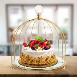 Hooks & Rails Exquisite Cake Display Stand One-layer Dessert Storage Rack Wedding Decor