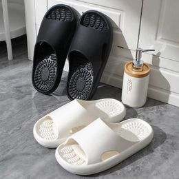 Slippers Summer Women Men Thick Flat Platform Deodorant Home Slippers Non-Slip Bath Massage Sandals Beach Slides Couples Ladies Shoes R230208