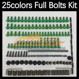 268PCS Complete MOTO Body Full Screws Kit For KAWASAKI NINJA ZX636 ZX-6R ZX 6R ZX6R 2013 2014 2015 2016 2017 2018 Motorcycle Fairing Bolts Windscreen Bolt Screw Nuts Nut