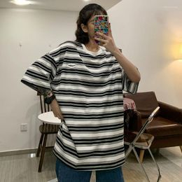 Men's T Shirts Fashion 2023 Cool Striped Shirt Plus Size Loose Style Everyday All-Match Pullover Clothes Harajuku Fit Unisex Streetwear