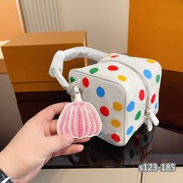Luxury Brand Shoulder Bags PAINTED DOTS Bag Capucines Handbag Taurillon Leather Women Business Briefcase Yayoi Kusama Fashion 3D Print Dote Flap Messenger Tote