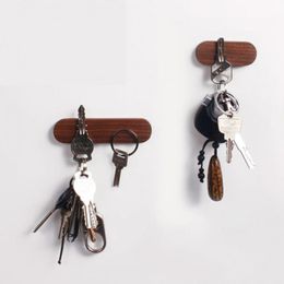 Hooks & Rails Wood Unique Elegant Home Decor Key Magnet Organizer Beech Hanger Ornamental For