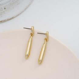 Stud Earrings Punk Simple Style Gold/Silver Plated Lighting Long Exaggerated Square Geometric Teardrop Dangle Earring For Women MenStud