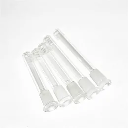 Glass downstem diffuser 2.5" to 6" smoking accesories 14mm 18mm male female down stem adapter glass bong pipe