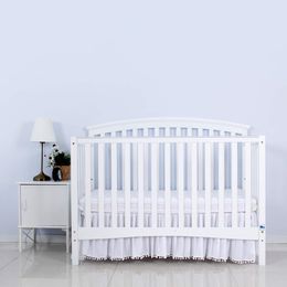 Bed Skirt ly Baby Kids Crib Bed Skirt Home Bed Cover with Tassel Rufflled Bed Skirt Bedding Bed Cover Bedroom Bedspread Couvre Lit 230211