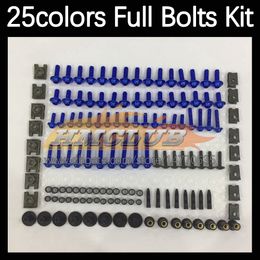 268PCS Complete MOTO Body Full Screws Kit For KAWASAKI NINJA ZZR 1100 ZZR-1100 ZZR1100 93 94 95 96 97 98 99 00 01 Motorcycle Fairing Bolts Windscreen Bolt Screw Nuts Nut