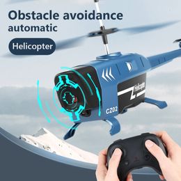 Electric/RC Aircraft Rc Helicopter 3.5Ch 2.5Ch Rc Plane 2.4G Rc Helicopters for Adults Obstacle Avoidance Electric Airplane Flying Toys for Boys 230210