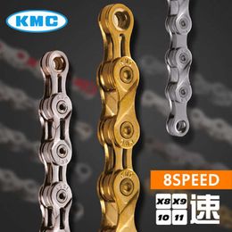 s Original KMC chain X8 X8pl 8 Speed 116 Links Ultralight Bicycle Chain 8V for MTB Road 8s Bike Parts 0210