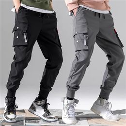 Men's Pants Thin Design Men Trousers Jogging Military Cargo Pants Casual Work Track Pants Summer Plus Size Joggers Men's Clothing Teachwear 230211