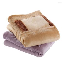 Blankets USB Electric Blanket Soft Thicker Heater Bed Warmer Machine Washable Thermostat Heating Mat For Office 60 80cm