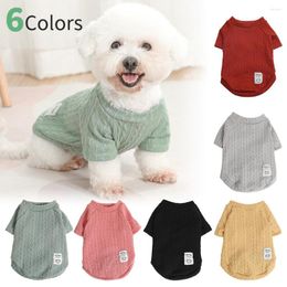 Dog Apparel Sweaters Winter Warm Clothes For Small Dogs Turtleneck Knitted Pet Clothing Puppy Cat Sweater Vest Coat