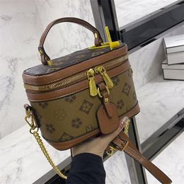 Classic Handbags Designer Bags Mahjong Shoulder Bag Luxuries Crossbody Handbag Fashion Brown Flower Women Chain Hand Bag