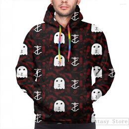 Men's Hoodies Mens Sweatshirt For Women Funny Ghost In My Veins (Frank Iero And Thepatience) Print Casual Hoodie Streatwear