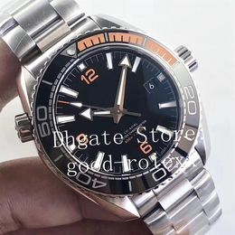 Orange Black Liquidmetal Bezel Men's Automatic Cal 8900 Watch VS Factory Master Axial Watches Men Aqua Dive 600m Ocean Cerami240p