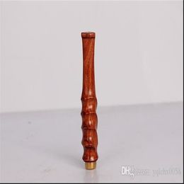 The yellow rosewood filter tip cigarette holder rod heat induced Handmade cigarette smoking accessories