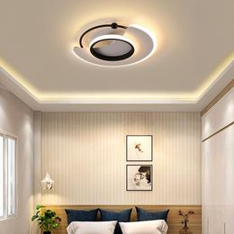 Ceiling Lights 2023 Living Room Lamp Simple Modern Round Atmosphere Creative Light Luxury Nordic Bedroom Tricolour Dimmable Led