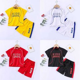 Clothing Sets Short Sleeve Casual Sports Suits Middle Children Summer Basketball Clothes Breathable Quickdry Crew Neck pcs Tshirt shorts